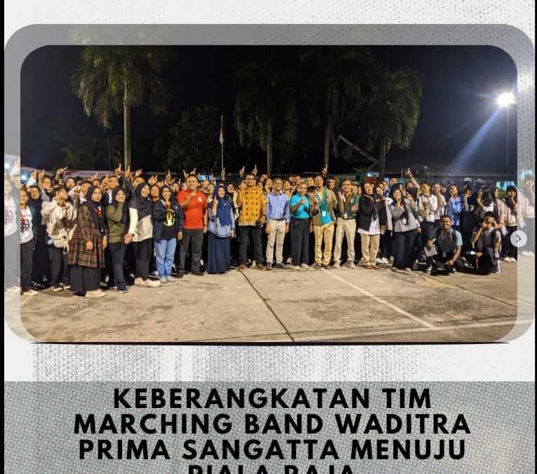 Keberangkatan Tim Marching Band Waditra Prima Sangatta Menuju Piala Raja