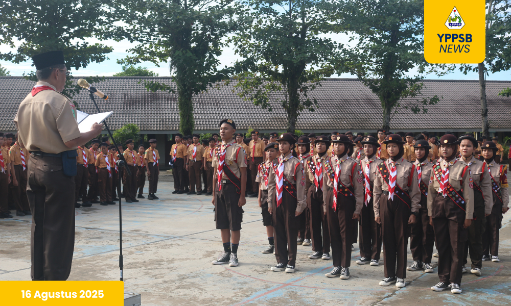 15 Anggota Pramuka SMP YPPSB Dilantik Menjadi Pramuka Penggalang Garuda