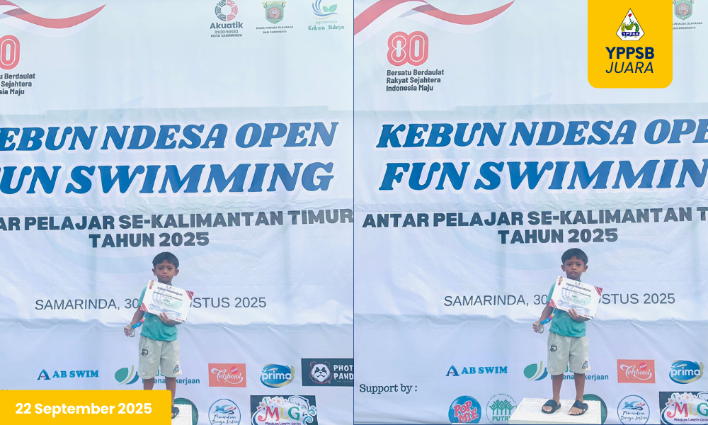 Semangat Berprestasi Sejak Dini, Siswa TK YPPSB Torehkan Prestasi di Ajang Renang Se-Kaltim