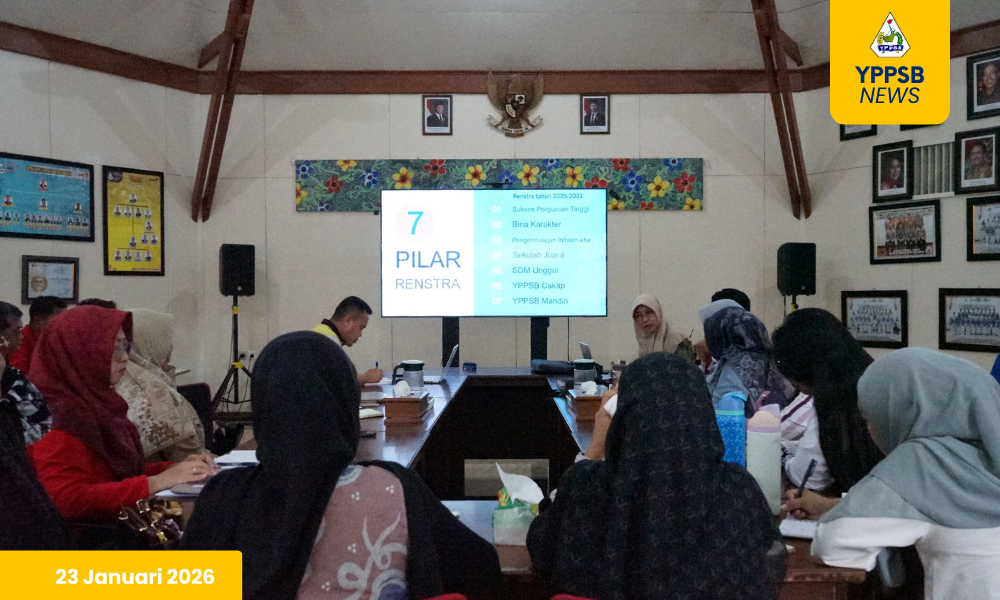 Manajemen YPPSB Gelar Rapat Bersama Forum Komite Sekolah di Ruang Hexagonal