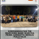 featured image of Keberangkatan Tim Marching Band Waditra Prima Sangatta Menuju Piala Raja
