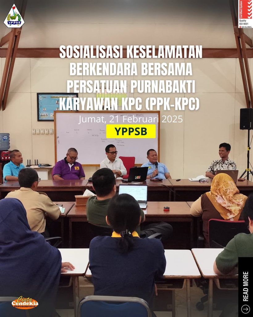 featured image of Sosialisasi Keselamatan Berkendara Bersama Persatuan Purnabakti Karyawan KPC (PPK-KPC)