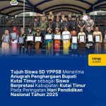 featured image of Tujuh siswa SD YPPSB menerima Anugerah Penghargaan Bupati Kutai Timur sebagai Siswa Berprestasi Kabupaten Kutai Timur dalam rangka Peringatan Hari Pendidikan Nasional 2025.