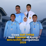 featured image of Siswa SMP YPPSB Raih 5 Medali di Ajang MrKrisOlim Competition 2025