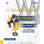 featured image of SD YPPSB 2 Raih Peringkat ke-10 Sekolah Dasar Terbaik di Kalimantan Timur versi Puspresnas 2025