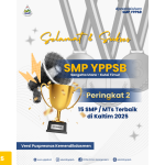 featured image of SMP YPPSB Sangatta Utara Raih Peringkat ke-2 SMP/MTS Terbaik di Kalimantan Timur 2025